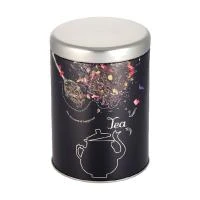 Купить Банка метал. круглая 0,9 л с крышкой "Чай" (1/6/24) "MALLONY"