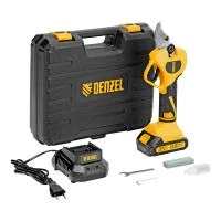 Купить Секатор аккумуляторный Denzel CP-40BL бесщеточный 59438