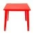 Купить Стол пласт. квадрат. 80*80*71 см (красный) (1) "Стандарт пластик"