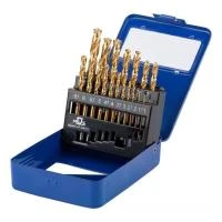 Купить Набор сверл п/мет 1-10мм MOS титанов. покрытие 19шт 35744м