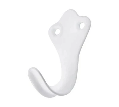 Купить Крючок вешалка малый белый 66860