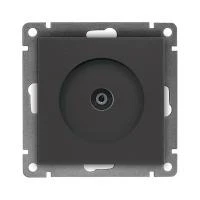 Купить Розетка UNIVersal Афина СУ TV графит А0027