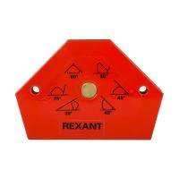 Купить Угольник-держатель магнитный для сварки, 6 углов, усилие 11,3 кг (1/10/60) "REXANT" 12-4831