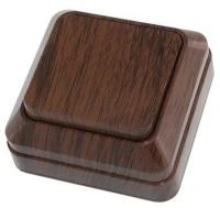 Купить Выключатель TDM Ладога ОУ 1 клавишный с подсветкой бук sq1801-0031