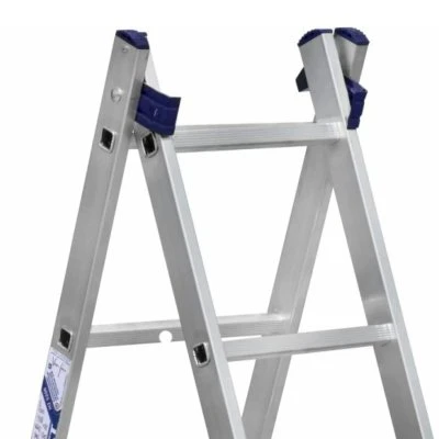 Купить Лестница-стремянка 2 секции по 10 ступеней (1) "Алюмет"