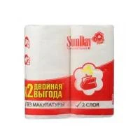 Купить Туалетная бумага SunDay 2сл 4шт