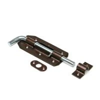 Купить Засов гаражный Делга медь