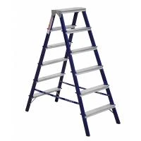 Купить Стремянка стальная  6 ступеней (1) "Алюмет"