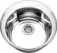 Купить Мойка круглая д-510Р врезная 0,8мм 