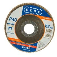Купить Круг лепестковый торцевой P40  115 х 22,23 мм (1/10) "EDGE BY PATRIOT" 819010001