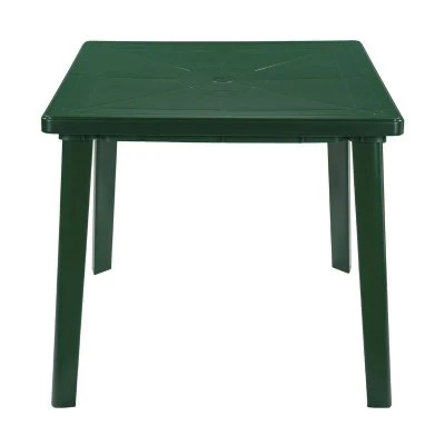 Купить Стол пласт. квадрат. 80*80*71 см (темно-зеленый) (1) "Стандарт пластик"