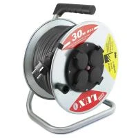 Купить Удлинитель силовой  на мет. катушке 3х2,5 4 розет. 16А 30м 880685