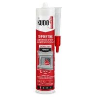 Купить Герметик силикатный для печей и каминов Kudo +1200 °C Sealant 280 мл черный