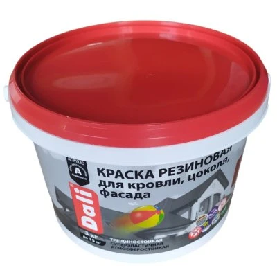 Купить Краска резиновая слоновая кость 3кг Dali 274980