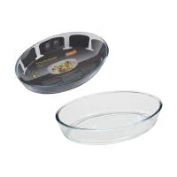 Купить Форма для запекания стекл. "CRISTALLINO" 3 л, овал., без ручек (1/6) "MALLONY"