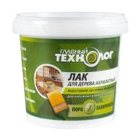 Лак для дерева акрилатный бесцветный 1 кг (1/9) для нар./внутр.работ "Нбх" главный технолог