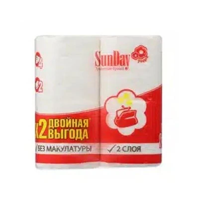 Купить Туалетная бумага SunDay 2сл 4шт