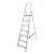 Купить Стремянка НОВАЯ ВЫСОТА NV1110 алюминевая 7ступ 2,2м 46499