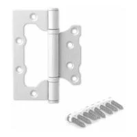 Купить Петля накладная Апекс 100х75-B2-Steel-W 2шт белая