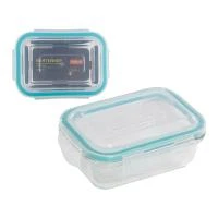 Купить Контейнер "DIAFANO" прямоуг. 0,65 л жаропрочн. стекло, пласт. крышка (1/12) "MALLONY"