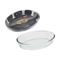 Купить Форма для запекания стекл. "CRISTALLINO" 4 л, овал., без ручек (1/6) "MALLONY"