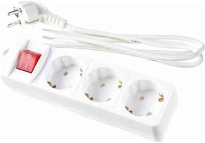 Купить Удлинитель СОЮЗ Евро с/з 3гн 3м с выкл