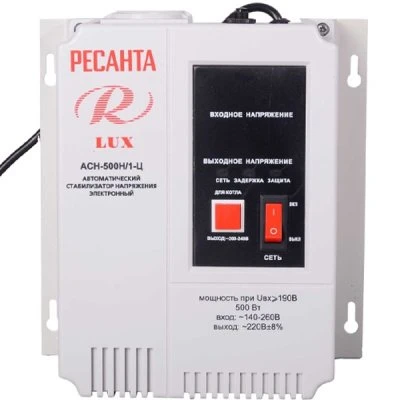Купить Стабилизатор напряжения Ресанта LUX АСН-500 Н/1-Ц настенный
