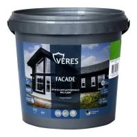 Купить Краска акриловая VERES фасадная Свежая зелень 0,9л 270304