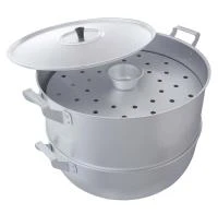 Купить Манты-казан алюмин.15 л, 4 диска (1)  мш-018