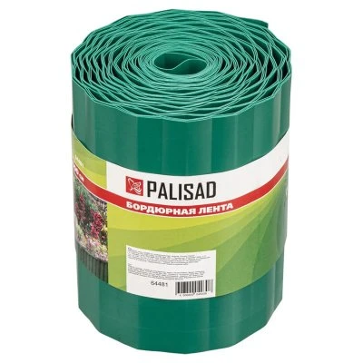 Купить Лента бордюрная зеленая Palisad 15х900см 64481