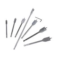 Купить Набор сверел по дереву перовых 10-25 мм, удлиннитель 300 мм