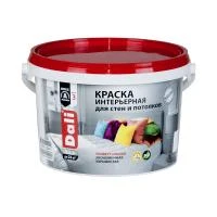 Краска акрил Интерьерная Белоснежн 2,5л Dali 28235