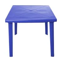 Купить Стол пласт. квадрат. 80*80*71 см (синий) (1) "Стандарт пластик"
