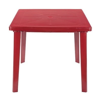 Купить Стол пласт. квадрат. 80*80*71 см (вишневый) (1) "Стандарт пластик"