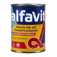 Эмаль "ALFAVIT" пф-115 синяя  0,9 кг (1/6) серия альфа