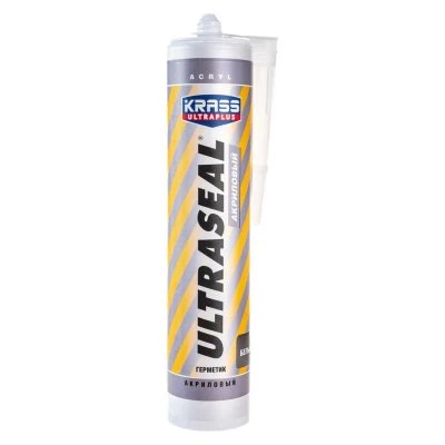 Купить Герметик силикон Krass Ultraseal нейтральный белый 255г