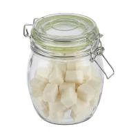 Купить Банка для сыпучих продуктов "BRAVO" 0,75 л стекло, крышка с замком (1/24) "MALLONY"