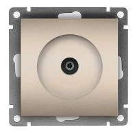 Купить Розетка UNIVersal Афина СУ TV шампань А0027