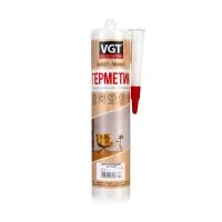 Герметик силиконизир. для наруж. и внутр. работ белый 0,4 кг (1/12) "Вгт"