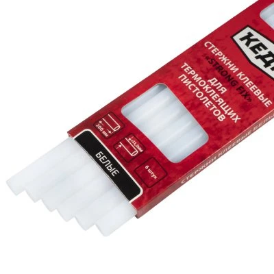 Купить Клеевые стержни для термопистолета КЕДР  11,2ммх20см 6шт 54891