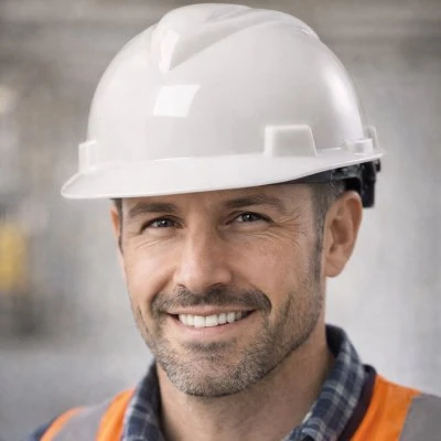 Купить Каска строит. Стандарт белая Политех