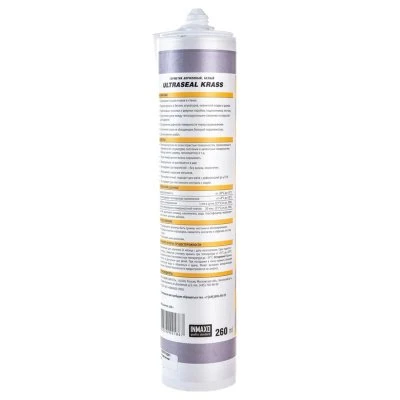 Купить Герметик силикон Krass Ultraseal нейтральный белый 255г