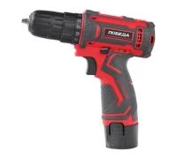 Купить Дрель-шуруповерт аккумуляторная ПОБЕДА ДА-12П/1 Ли 1АКБ 12 В 2.0Ач