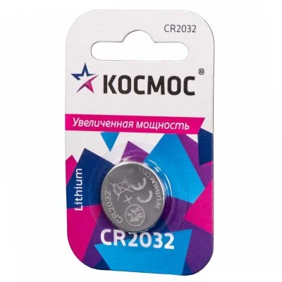 Купить Батарейка Космос CR2032 3V 1шт