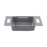 Купить Дуршлаг на раковину раздвижной "DIVO" 50 (37)*18,5*8 см пласт. (1/24) "MALLONY"