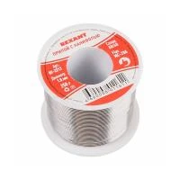 Купить Припой с канифолью 250 г, D=1 мм, катушка (1/80) "REXANT" 09-3313