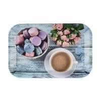 Купить Поднос сервировочный "FANTASIA" 28,9*18,9*1,8 см, термост. пластик (1/12/36) "MALLONY"