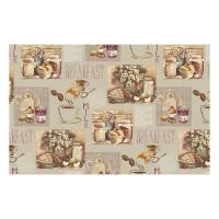 Купить Клеенка пвх основа нетканая 135 см  рулон 20 м (1)  "Этюд" 546/2 (бежевый)