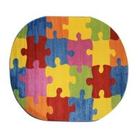 Купить Ковер фризе "CRYSTAL" овальный 0,8*1,5 м   V820 MULTICOLOR (1) "Меринос"