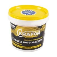 Краска В/Д Латекс Интер. Влагостойкая 1,5кг Крафор 42166